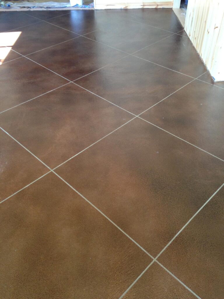 Image of new concrete floor coating or overlay-Concrete Coatings Unlimited, MN